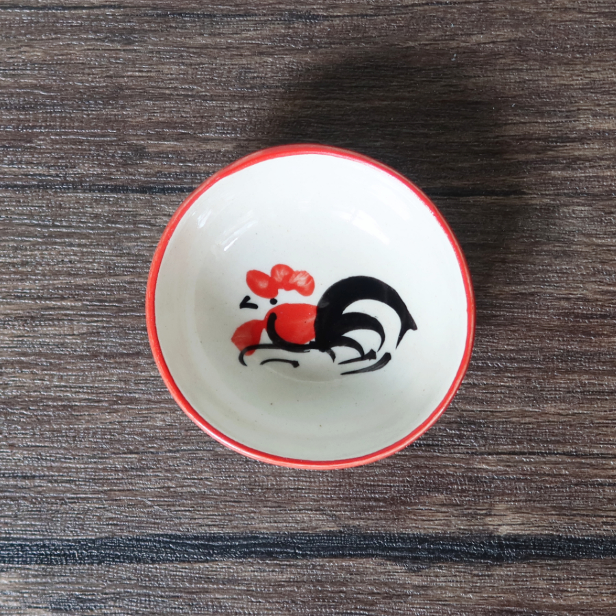 タイで人気のニワトリ柄食器の豆皿の通販