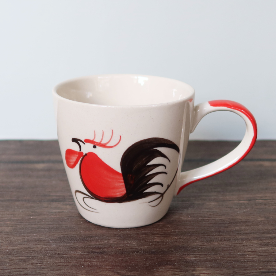 タイで人気のニワトリ柄食器のマグカップの通販