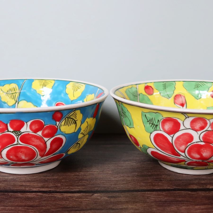 ベトナム雑貨としても人気の高いバッチャン焼きのどんぶり