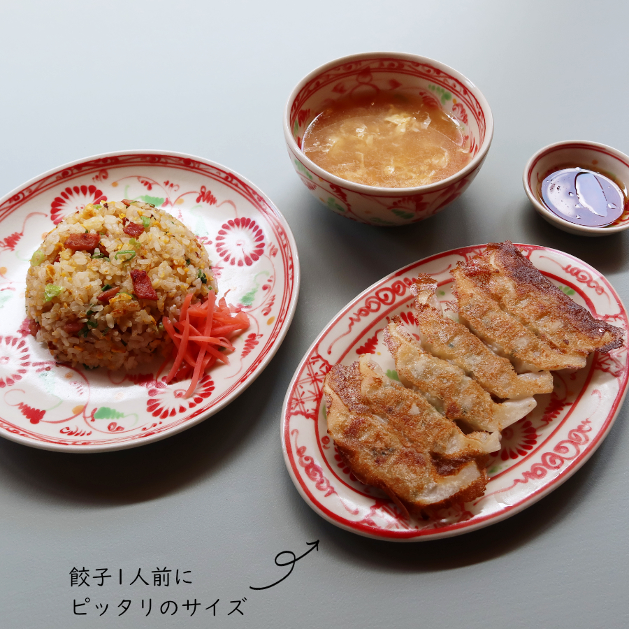 ベトナムの焼き物バッチャン焼きのハンドメイド食器は、中華料理とも相性抜群です。